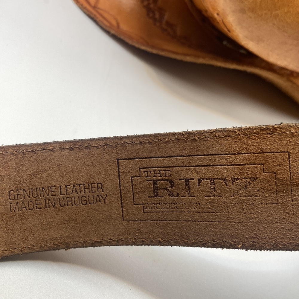 Vintage Leather Ritz Belt - Picture 8 of 12